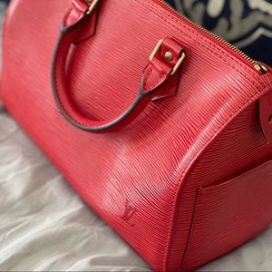 Louis Vuitton vintage bag-Speedy in red